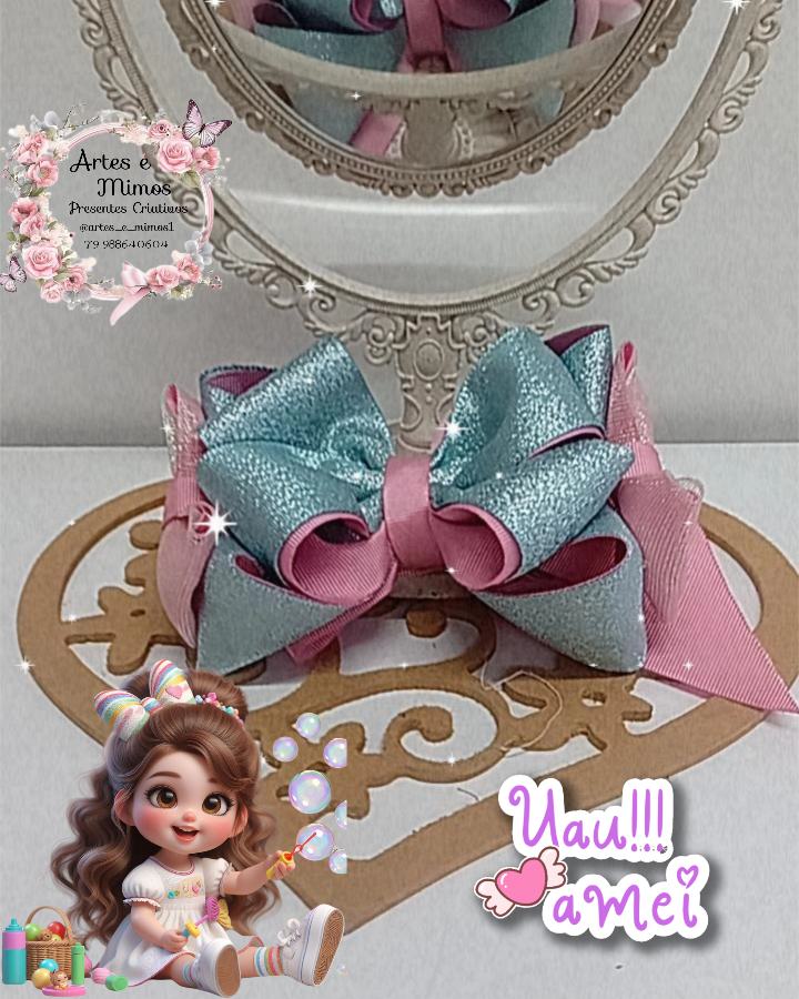 Laço Princesa Pink